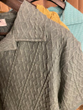 Kai Green Textured Knit Polo