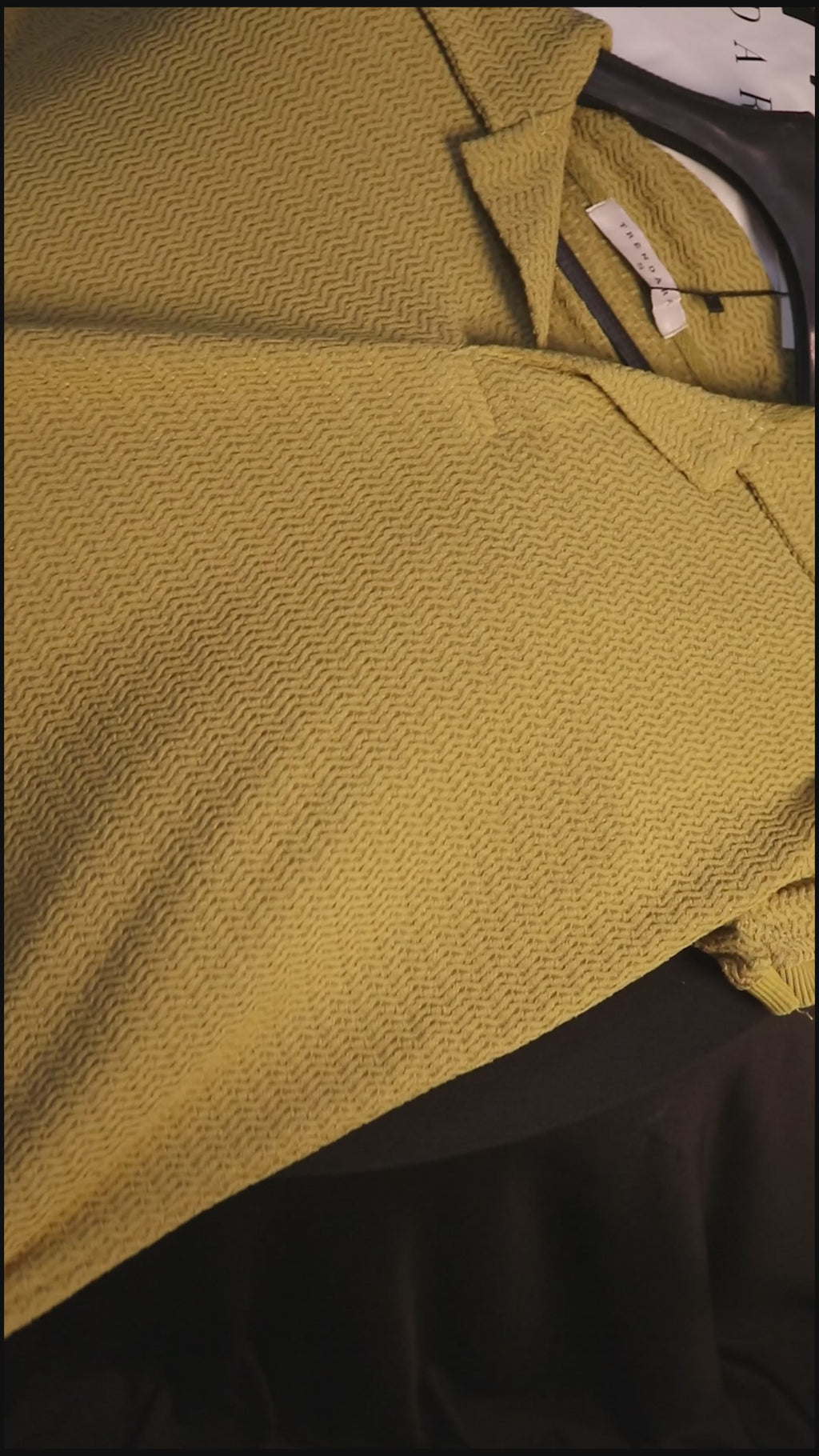 Brown Textured Knit Polo